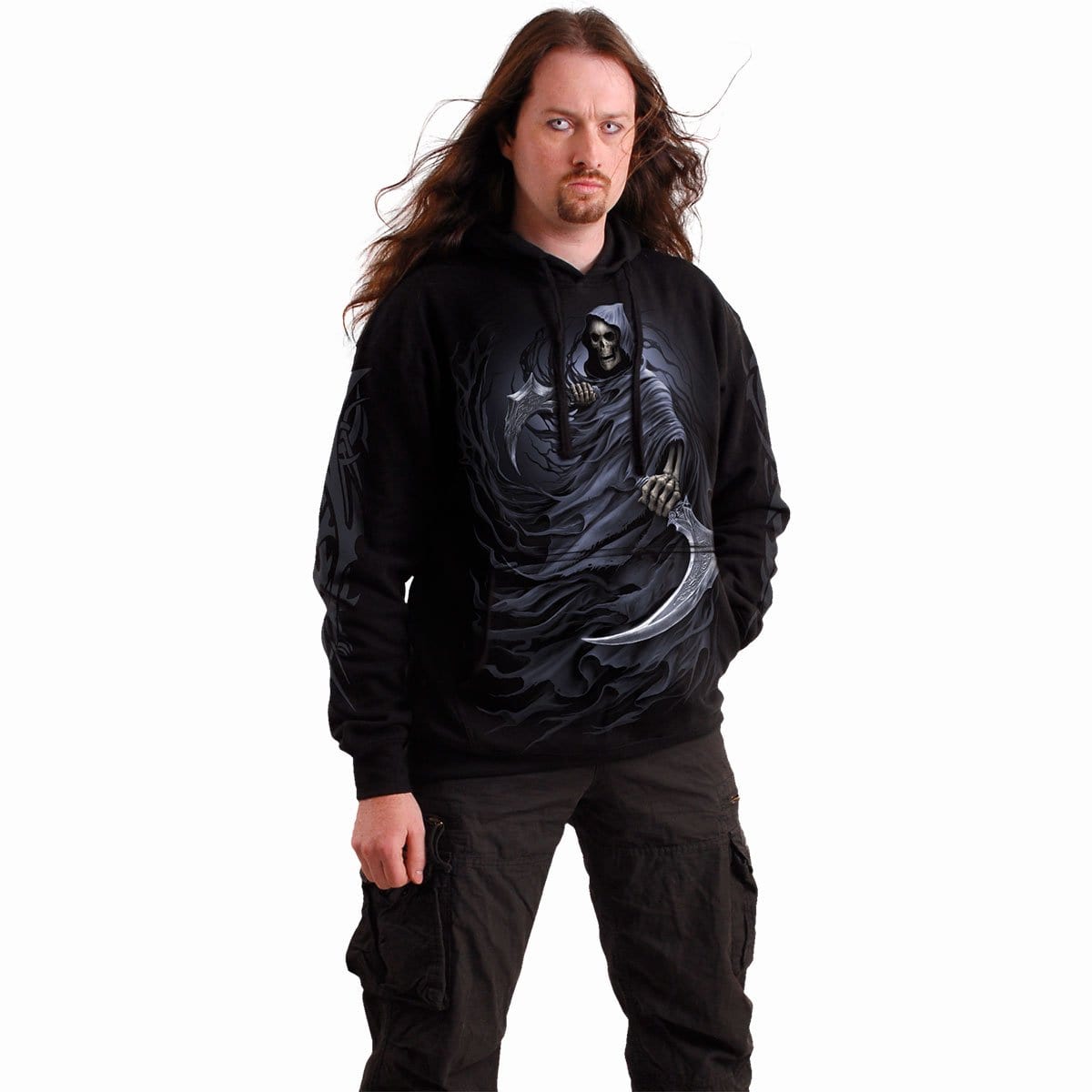 DOUBLE DEATH - Hoody Black - Spiral USA
