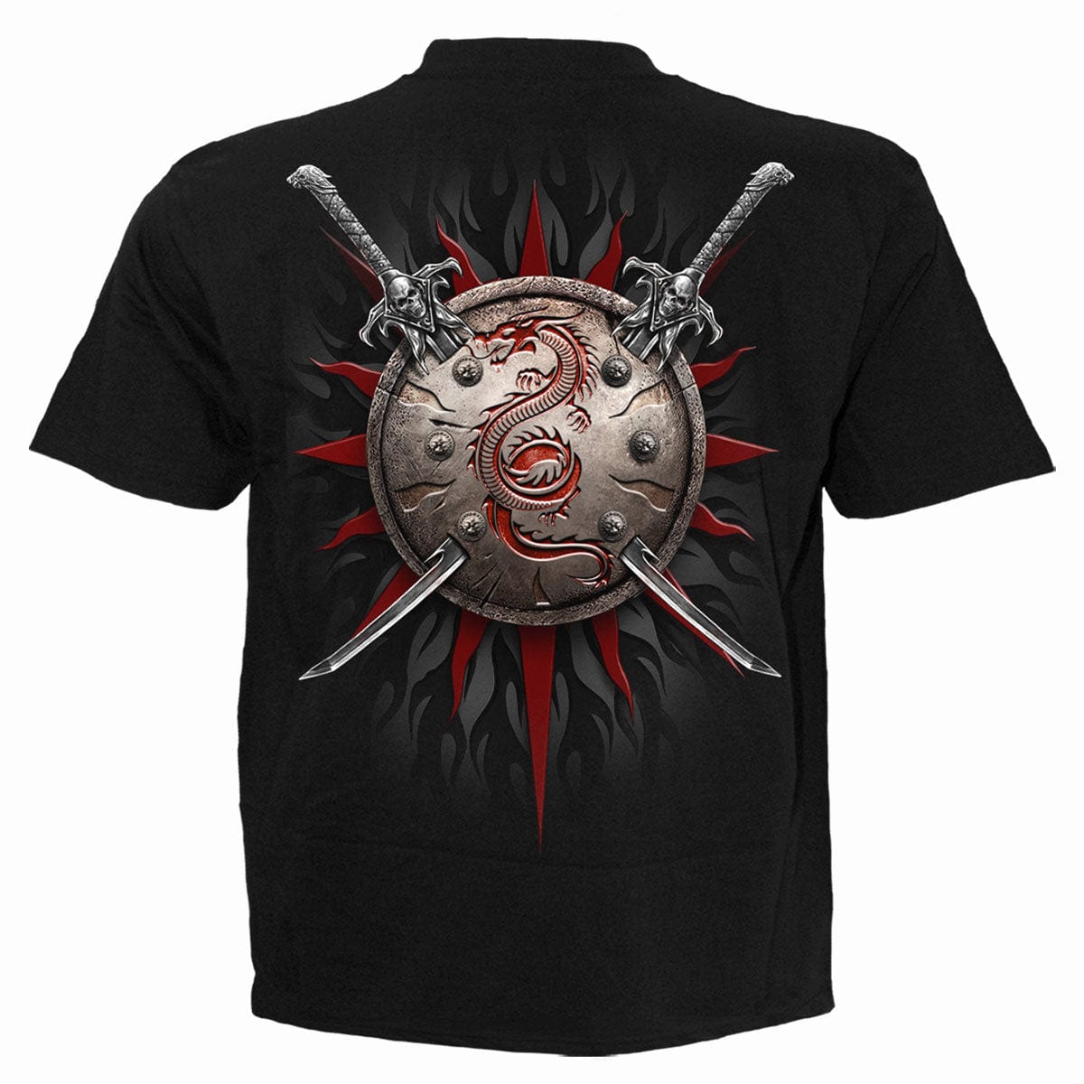ORIENTAL DRAGON - T-Shirt Black - Spiral USA