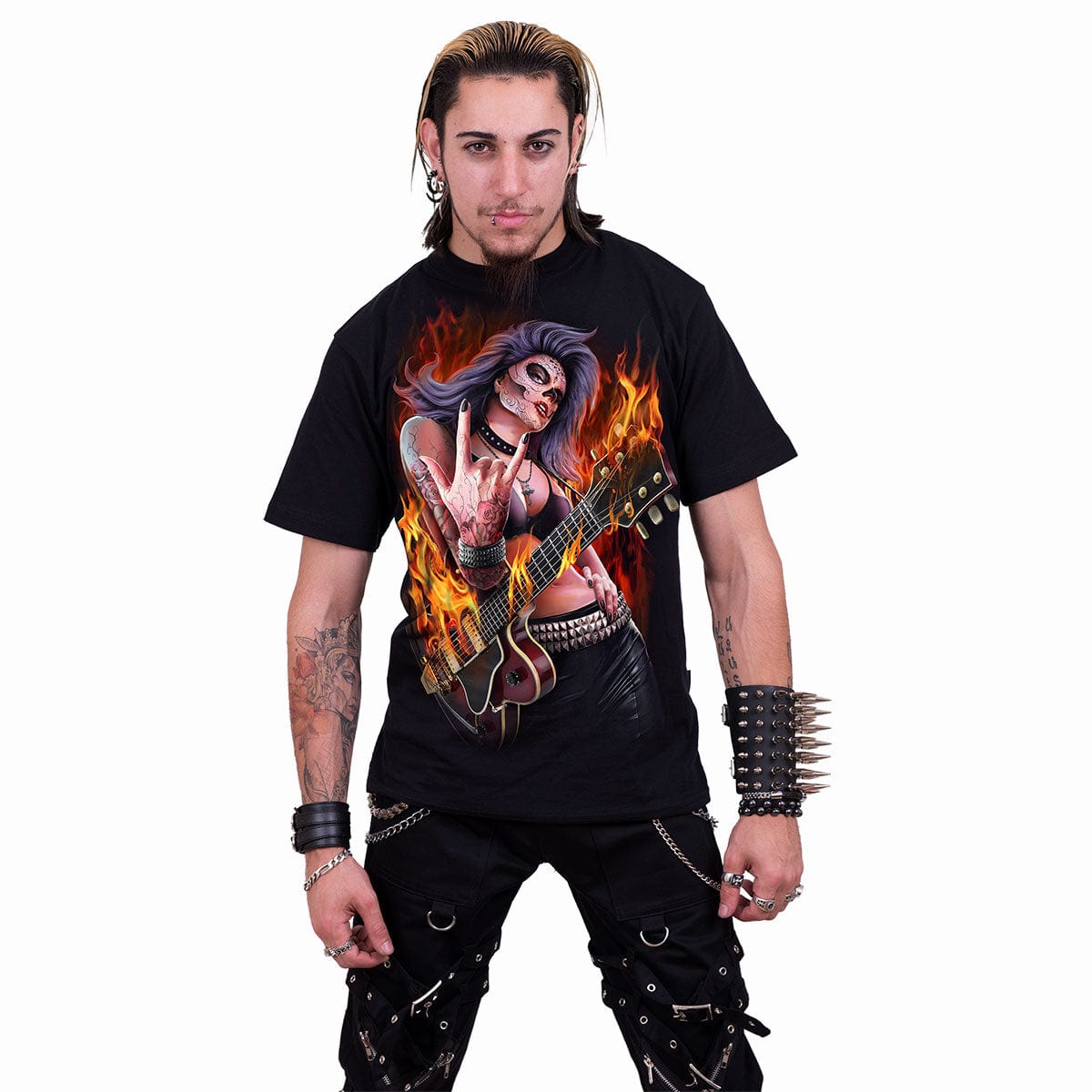 ROCKING THE DEAD - T-Shirt Black - Spiral USA