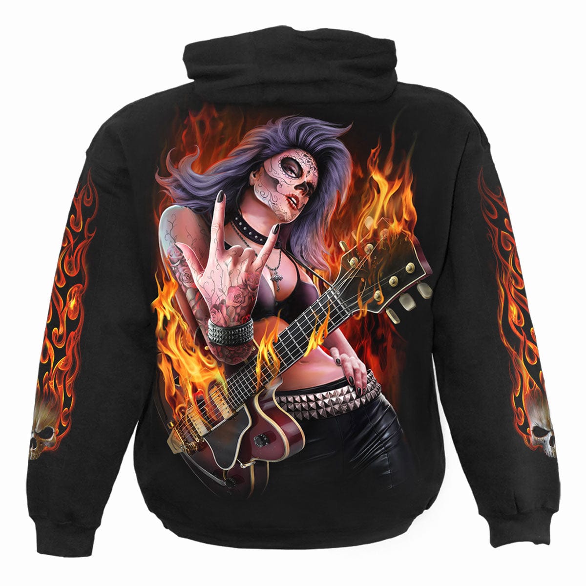 ROCKING THE DEAD - Hoody Black - Spiral USA
