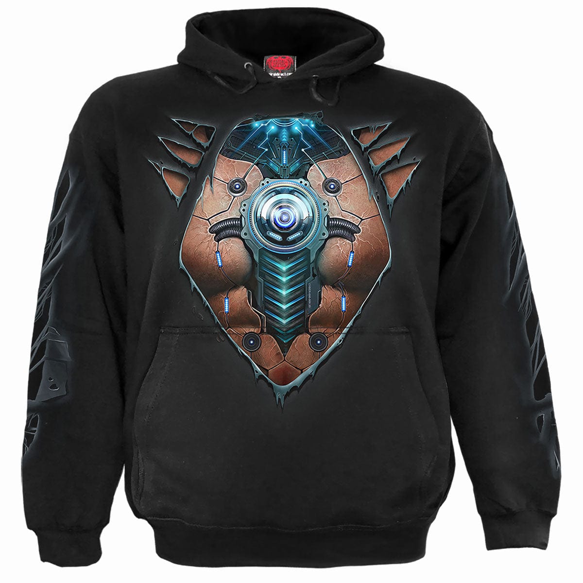 CYBER SKIN - Hoody Black - Spiral USA