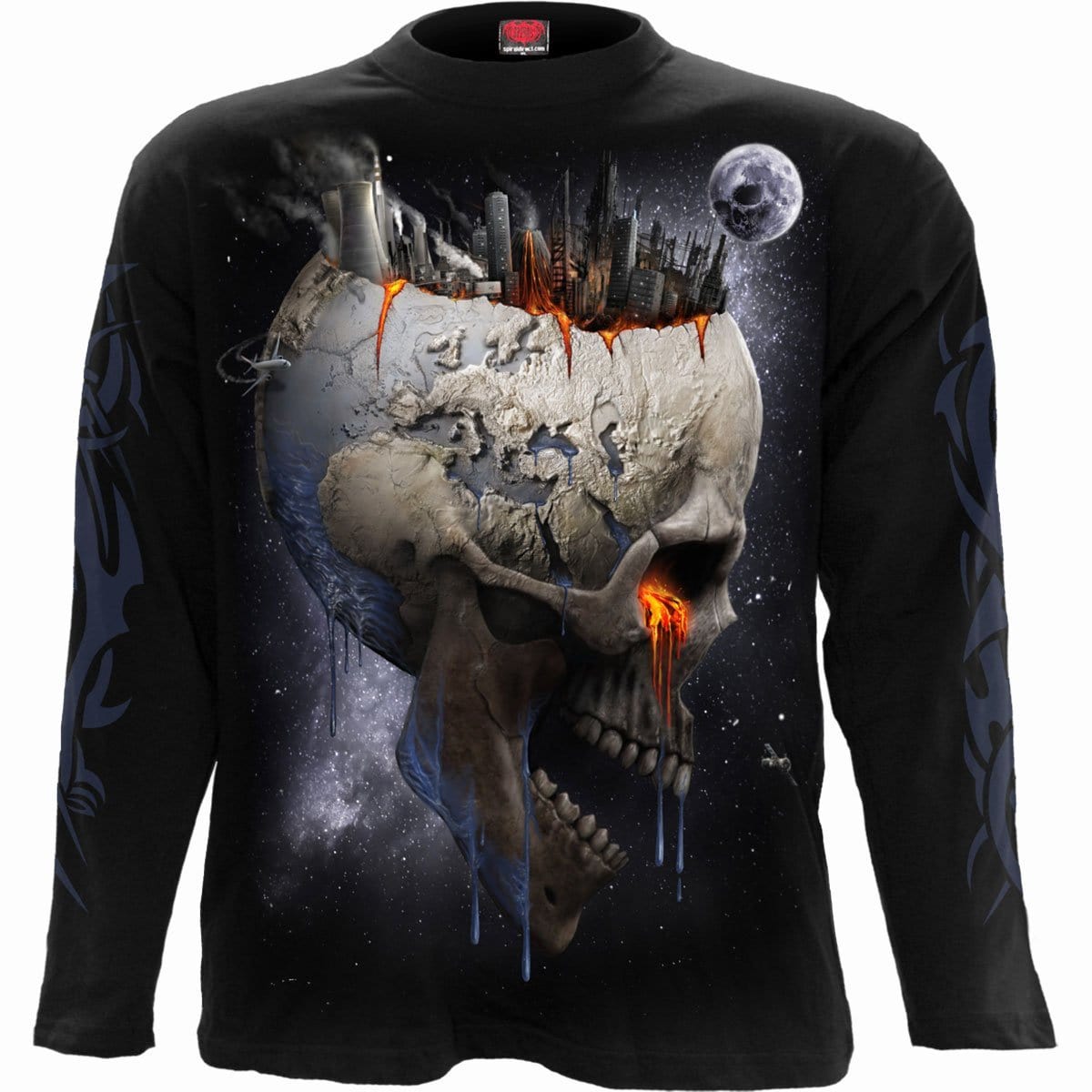 DEAD WORLD - Longsleeve T-Shirt Black - Spiral USA