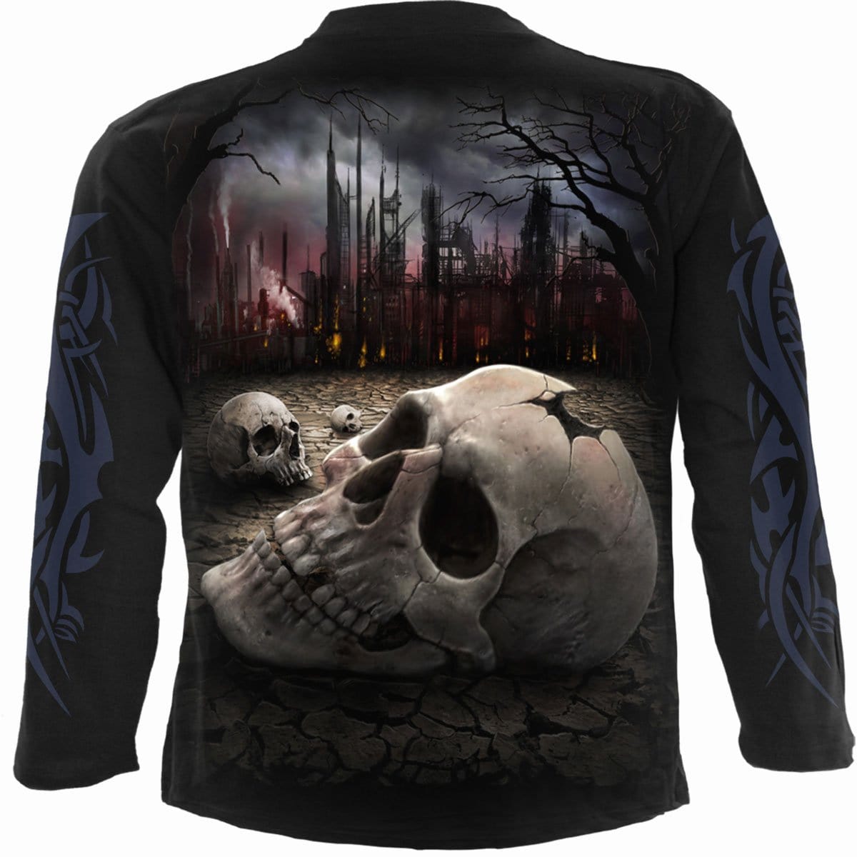 DEAD WORLD - Longsleeve T-Shirt Black - Spiral USA