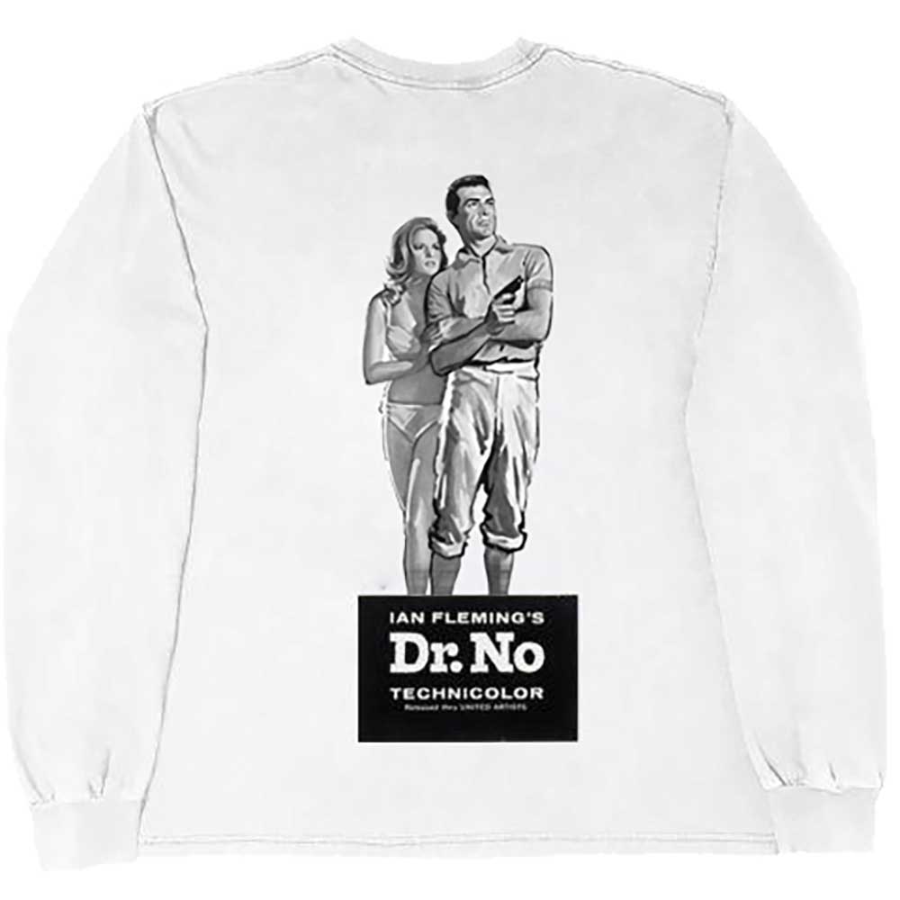 JAMES BOND 007 - DR NO - Long Sleeve T-Shirt White