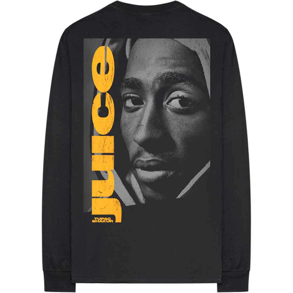 TUPAC - RESPECT - Long Sleeve T-Shirt Black