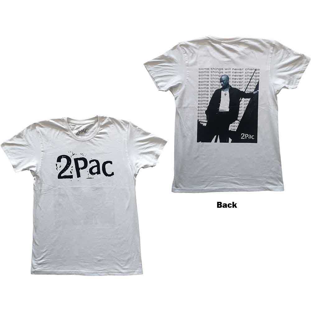 TUPAC - CHANGES BACK REPEAT - T-Shirt White