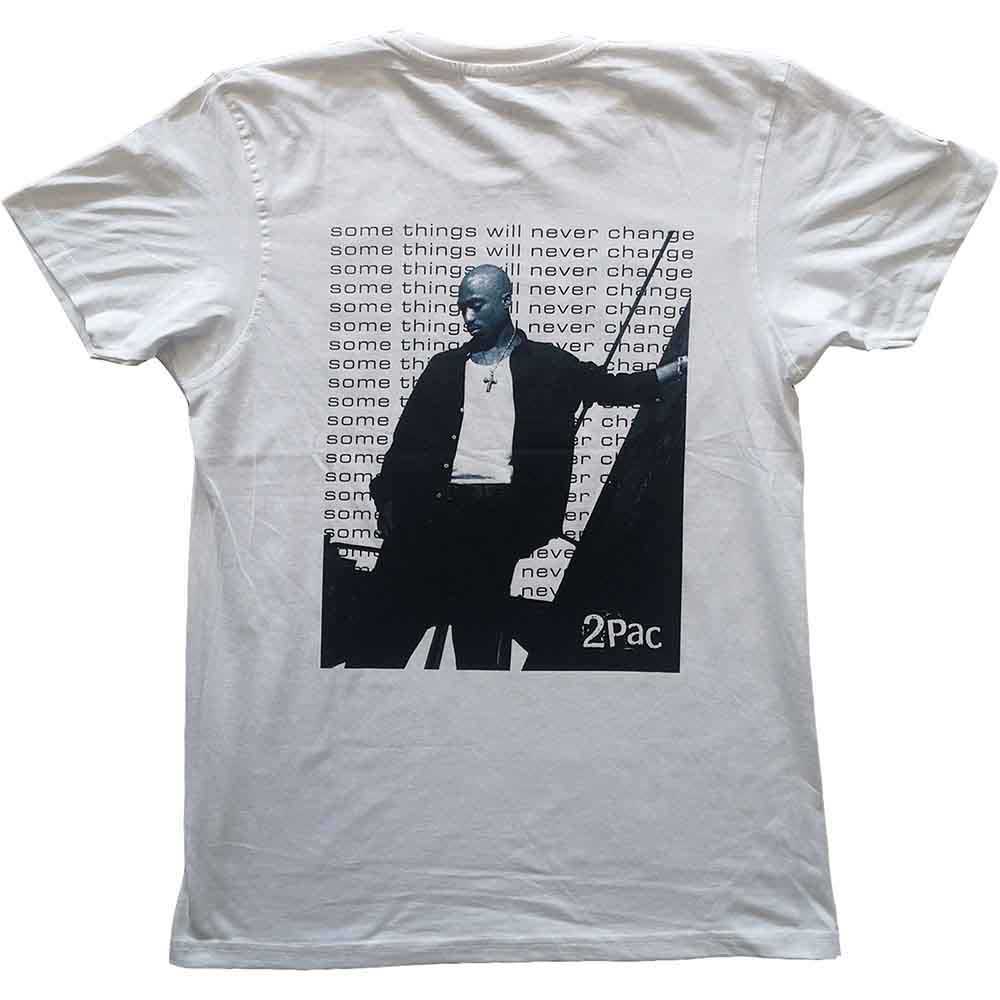 TUPAC - CHANGES BACK REPEAT - T-Shirt White