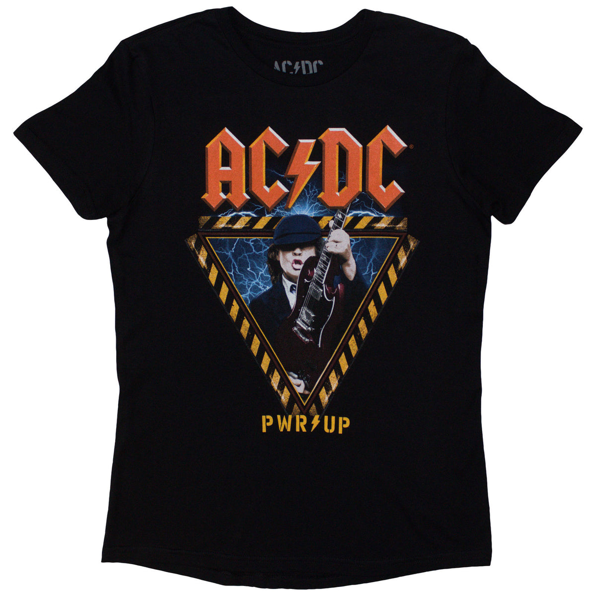 AC/DC - ANGUS TRIANGLE PWR-UP EU TOUR '24 - Ladies T-Shirt Black