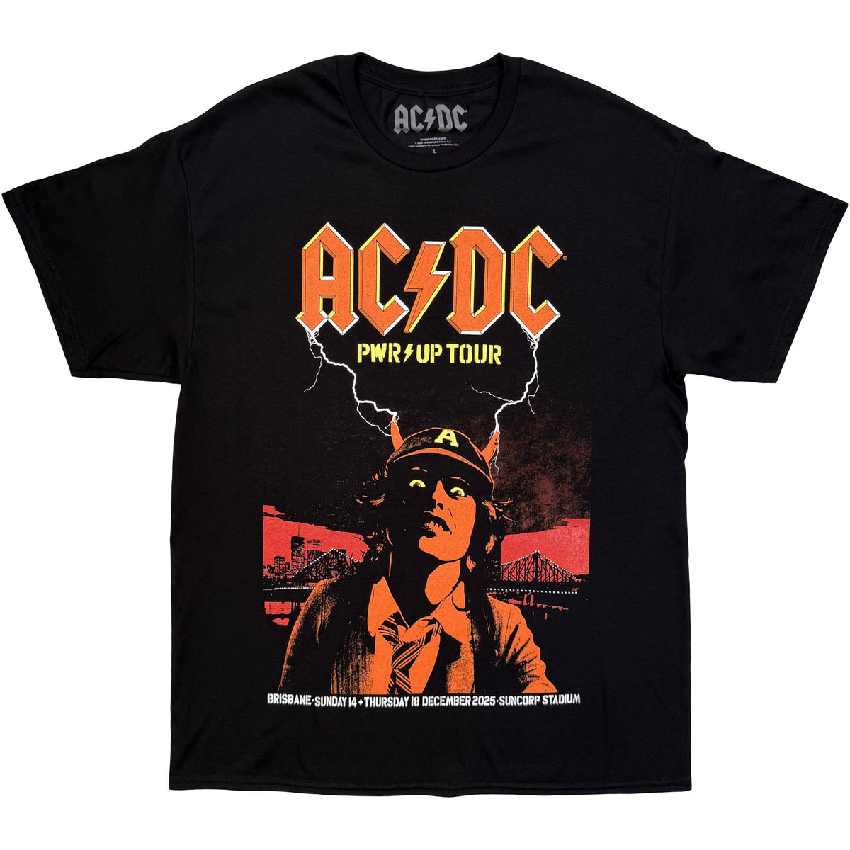 AC/DC - BRISBANE - T-Shirt Black