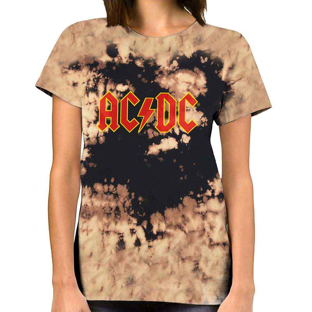 AC/DC - LOGO - T-Shirt Brown