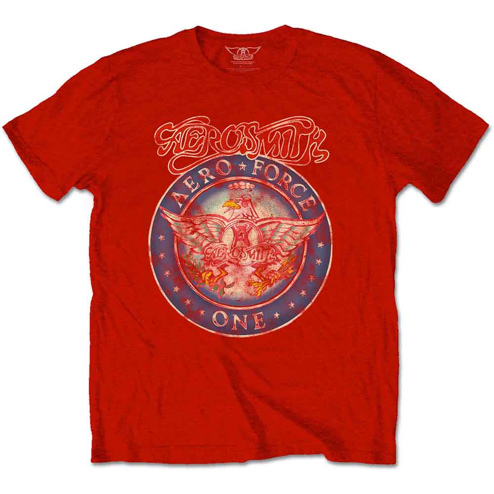 AEROSMITH - AERO FORCE - T-Shirt Red
