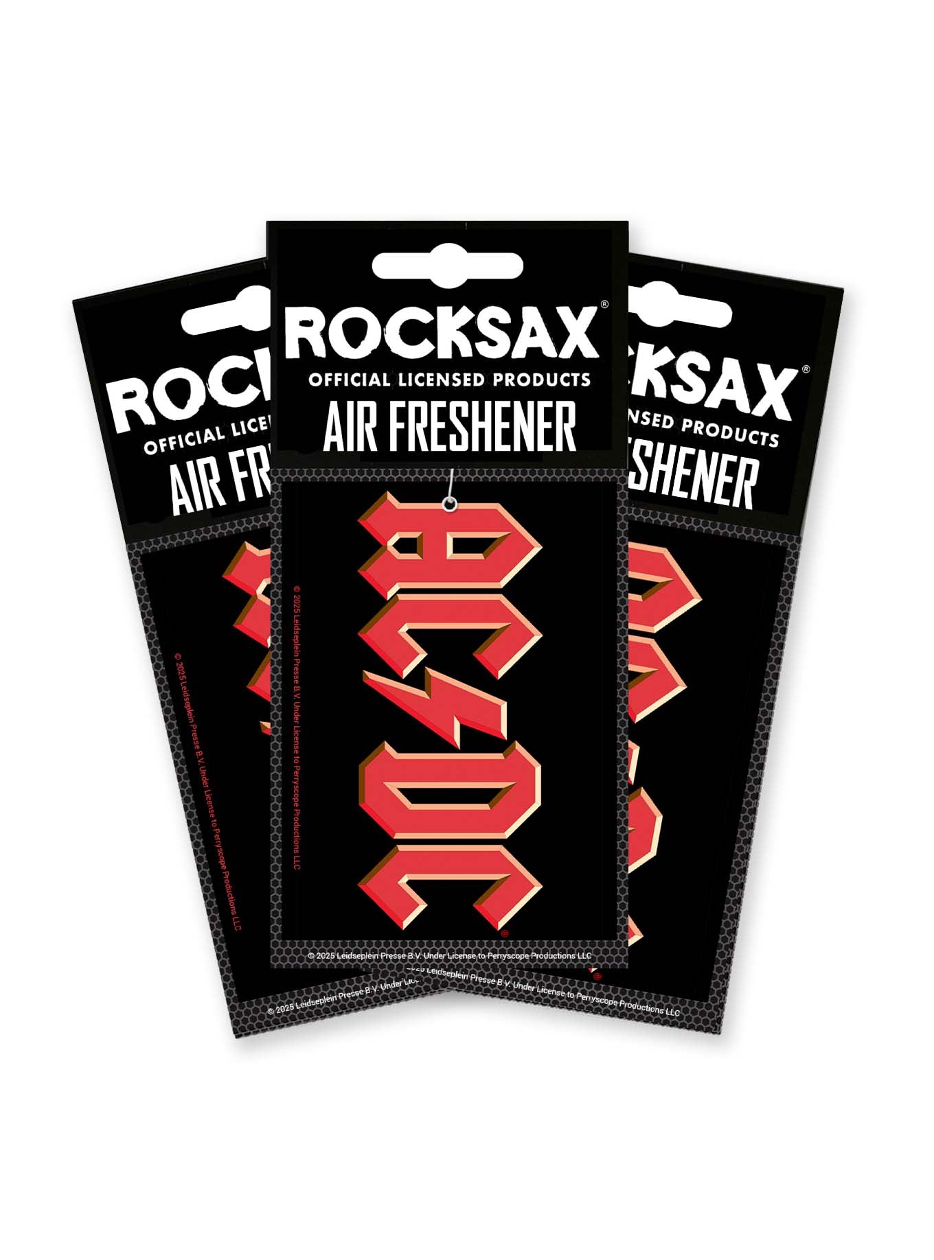Rocksax AC/DC Air Freshener Multipack (3 Units) - Logo