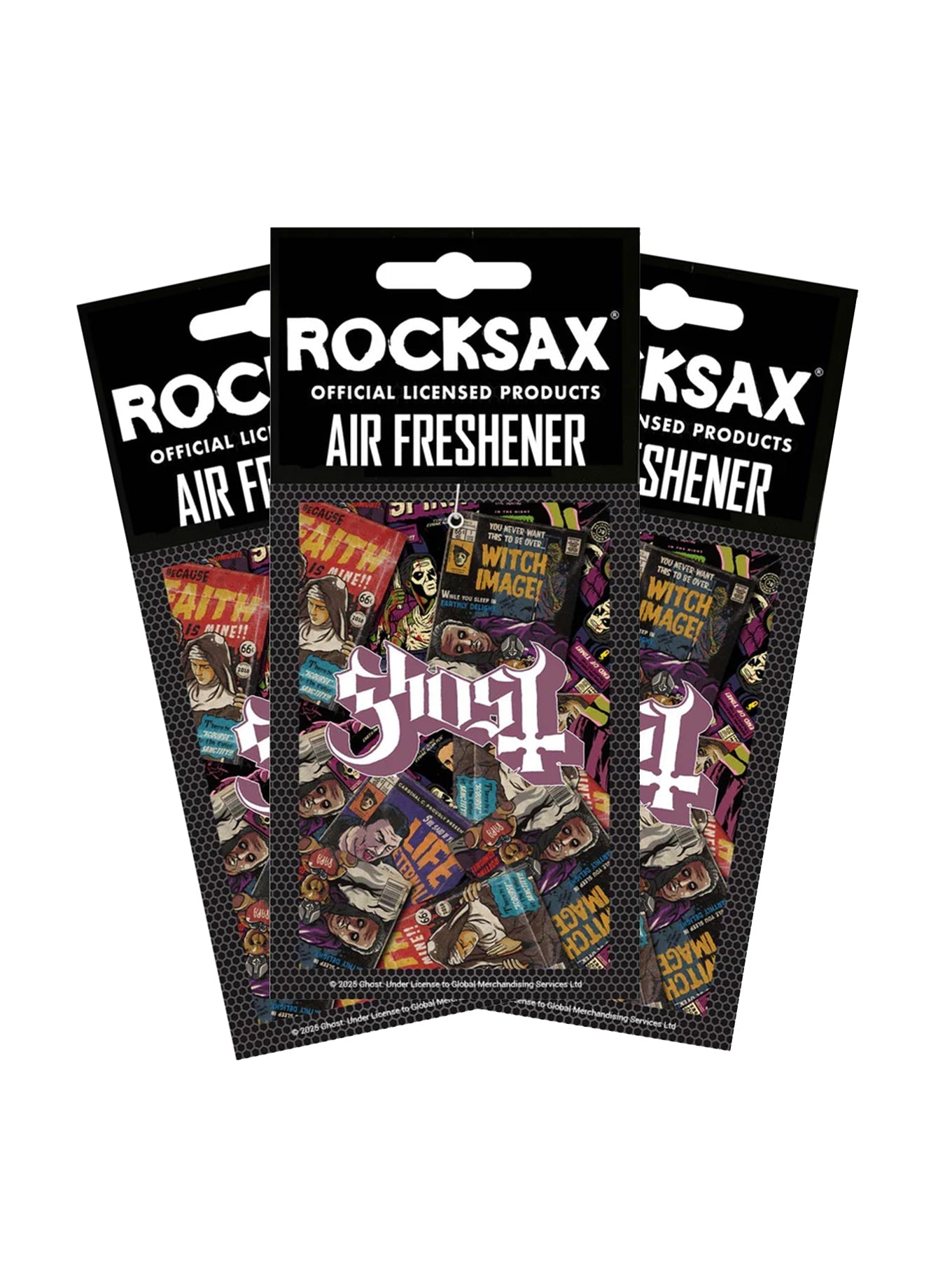 Rocksax Ghost Air Freshener Multipack (3 Units) - Magazines