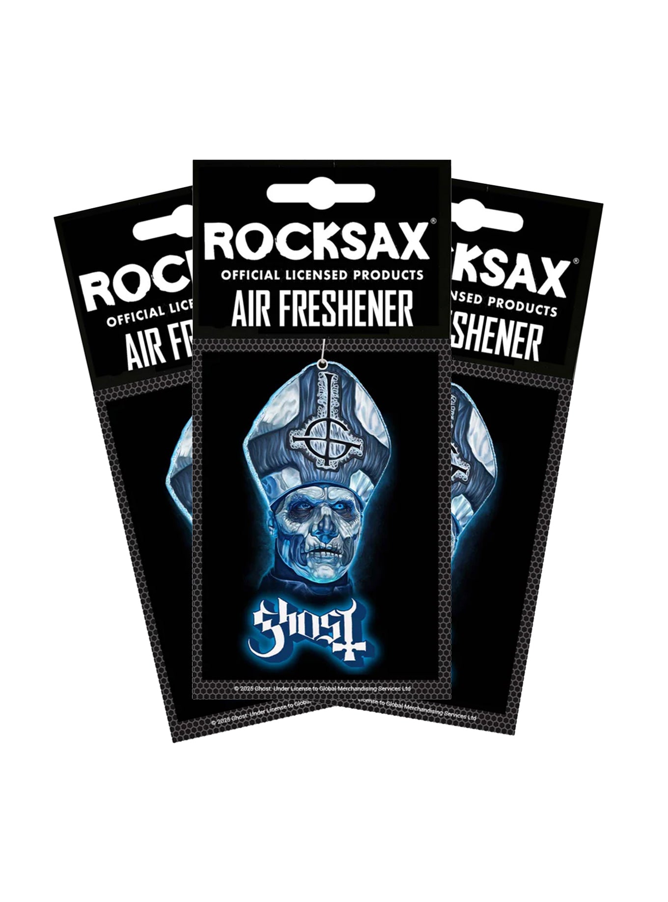 Rocksax Ghost Air Freshener Multipack (3 Units) - Papa Blue