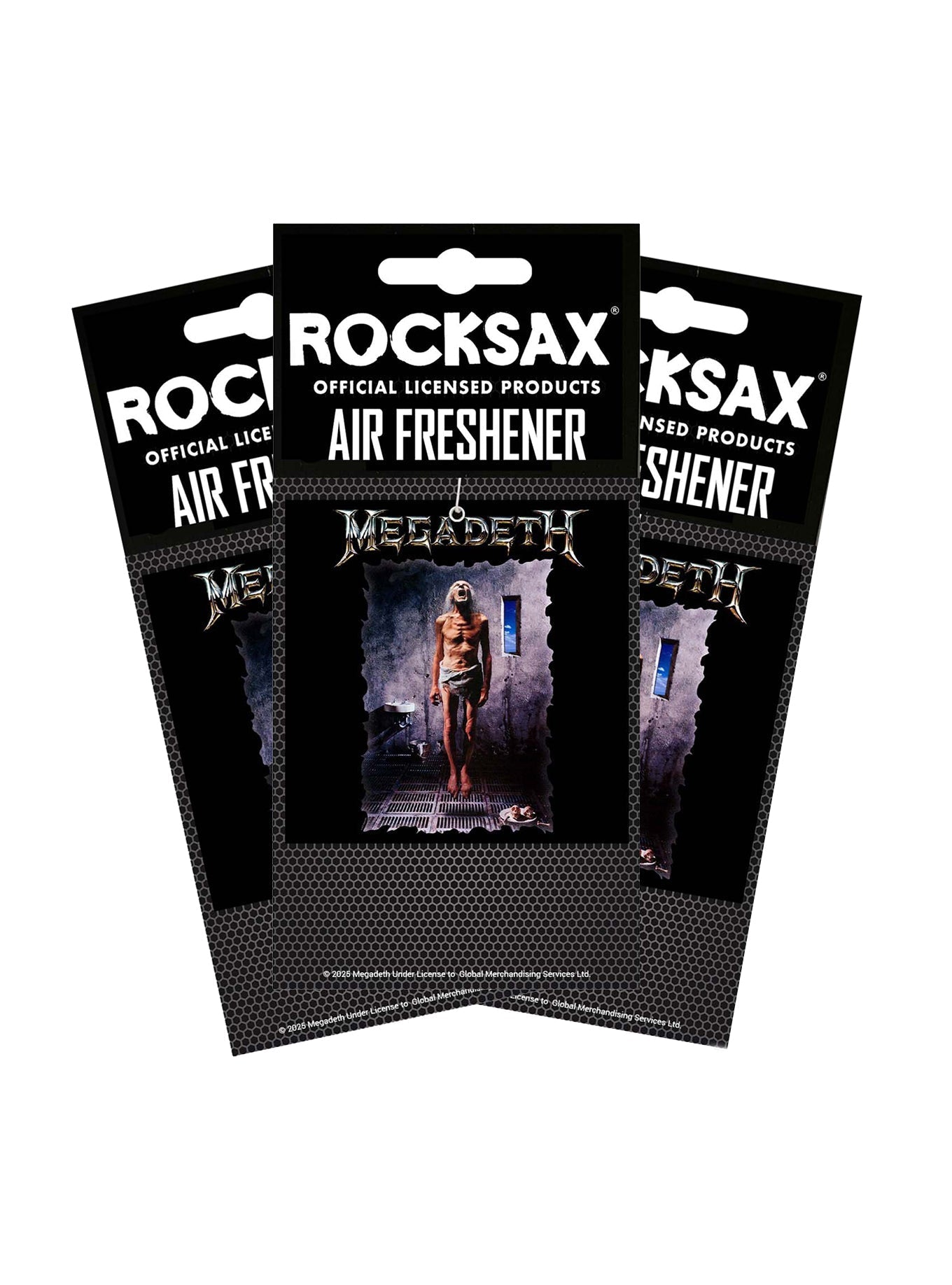 Rocksax Megadeth Air Freshener Multipack (3 Units) - Extinction