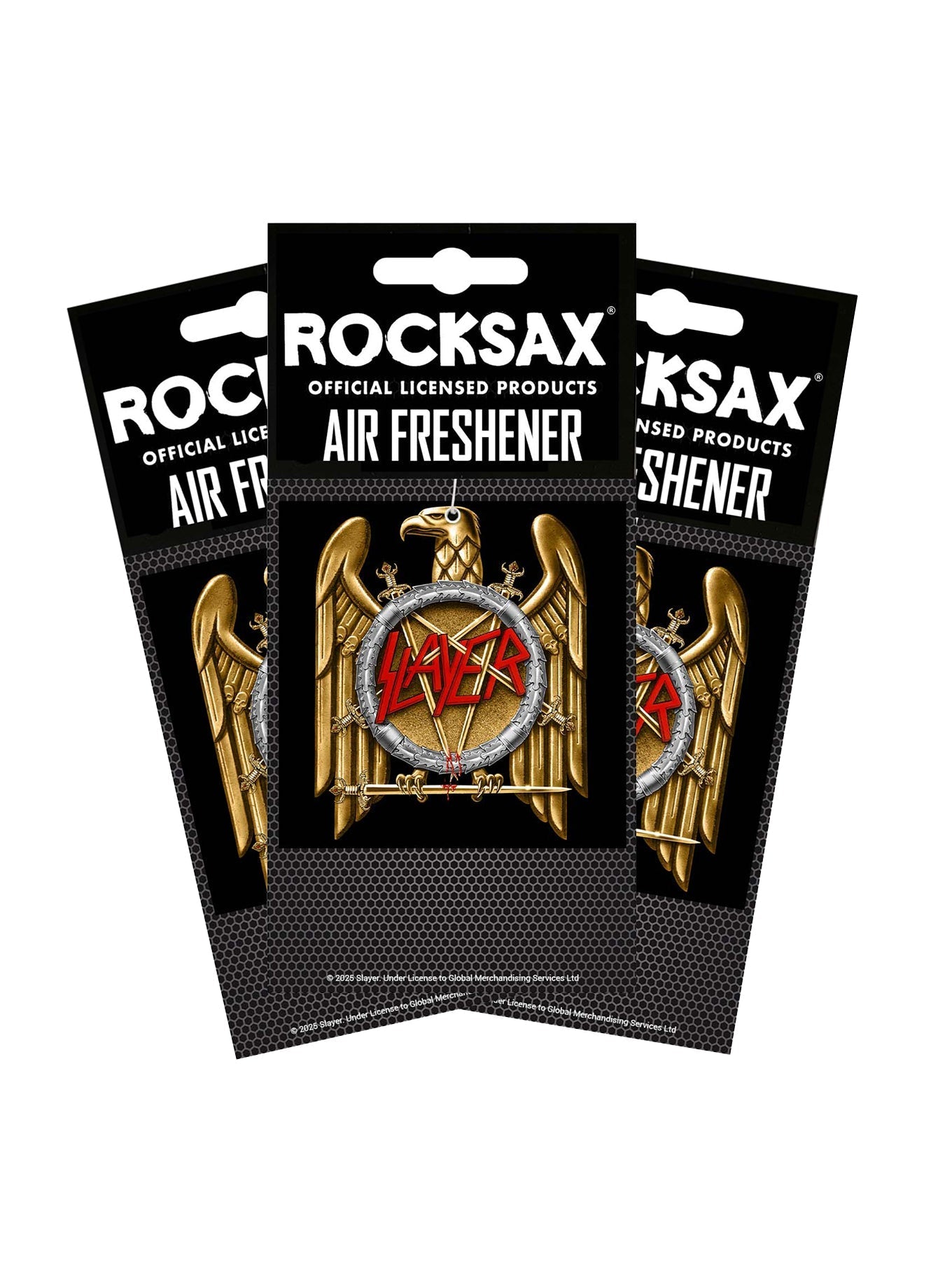 Rocksax Slayer Air Freshener Multipack (3 Units) - Golden Eagle