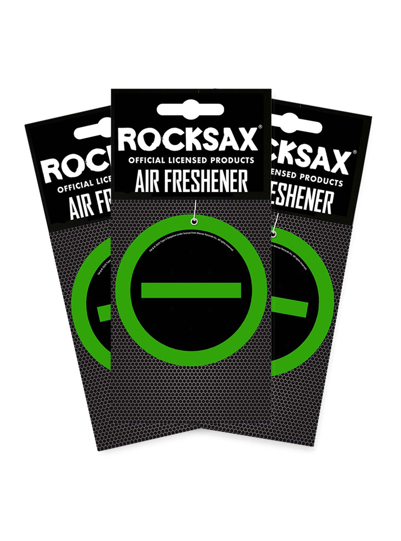 Rocksax Type O Negative Air Freshener Multipack (3 Units) - Logo