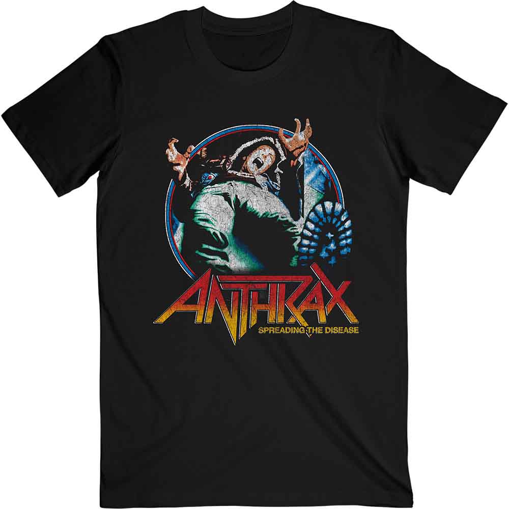 ANTHRAX - SPREADING VIGNETTE - T-Shirt Black