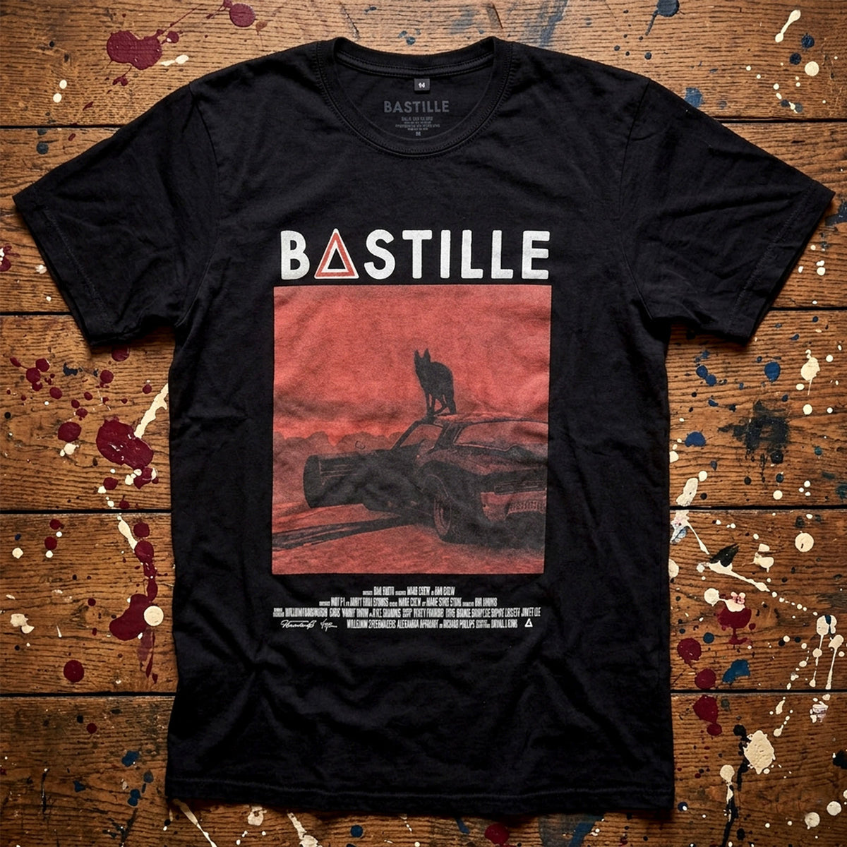 BASTILLE - BAD BLOOD WOLF - Carbon T-Shirt Black