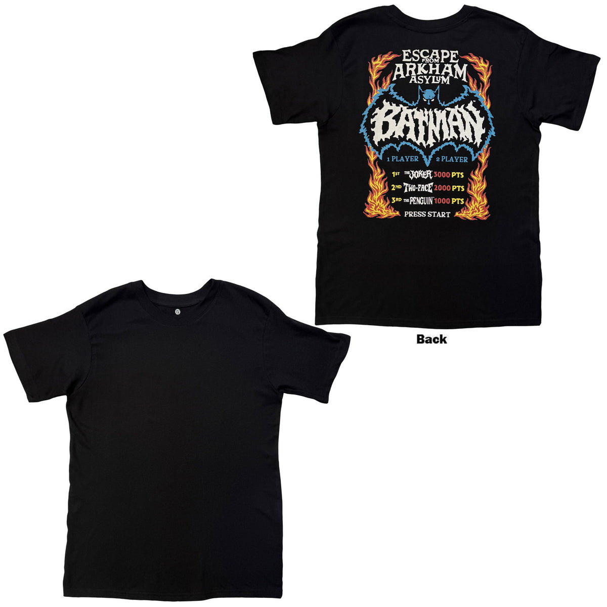 DC COMICS - BATMAN ESCAPE FROM ARKHAM - T-Shirt Black