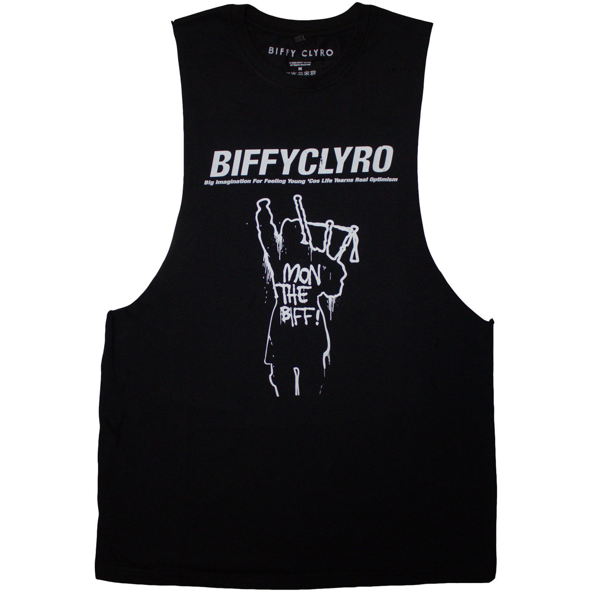 BIFFY CLYRO - BIG IMAGINATION - Vest T-Shirt Black