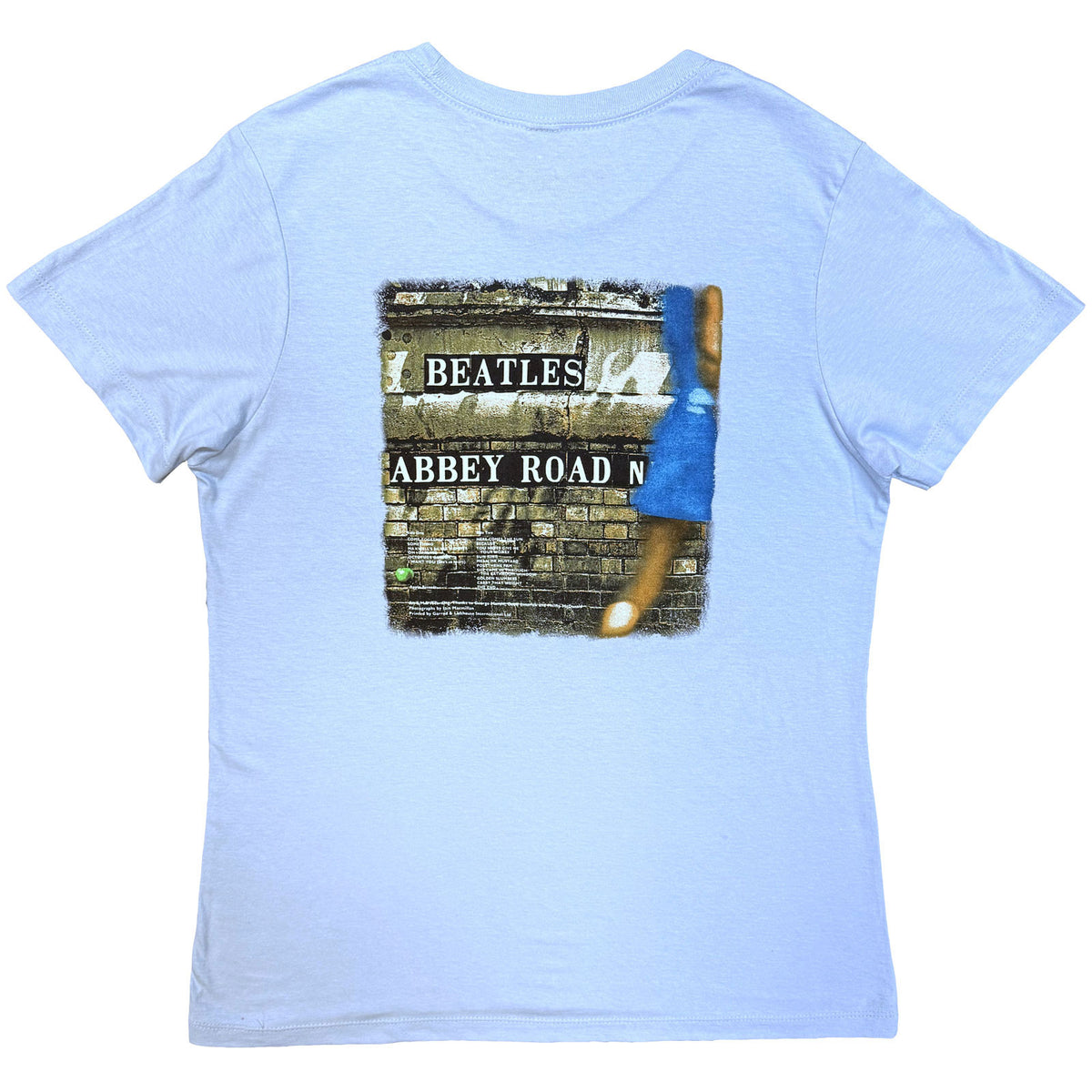 THE BEATLES - VINTAGE ABBEY ROAD - Ladies T-Shirt Blue