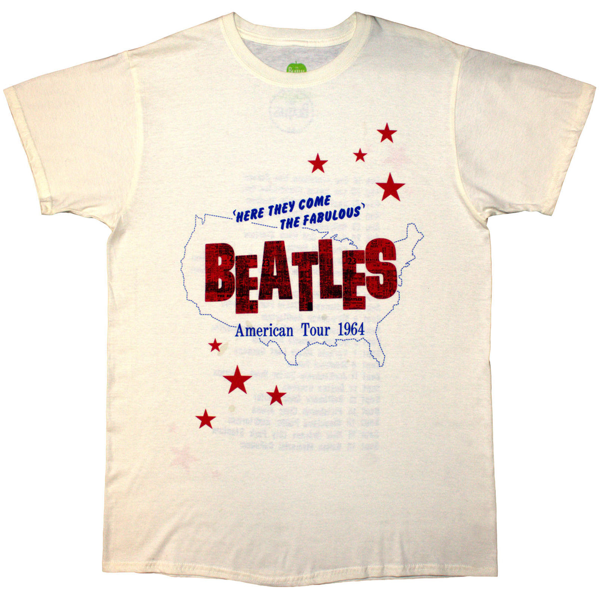 THE BEATLES - AMERICAN TOUR '64 - T-Shirt Neutral