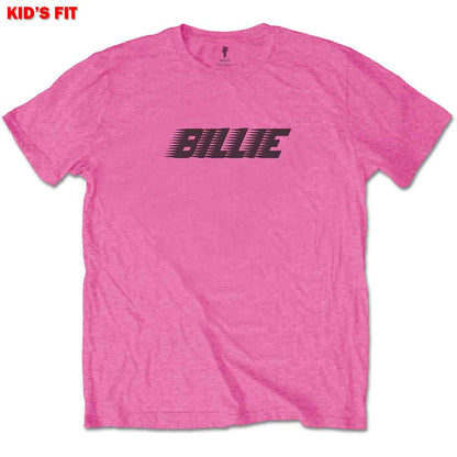 BILLIE EILISH - RACER LOGO & BLOHSH - Kids T-Shirt Pink
