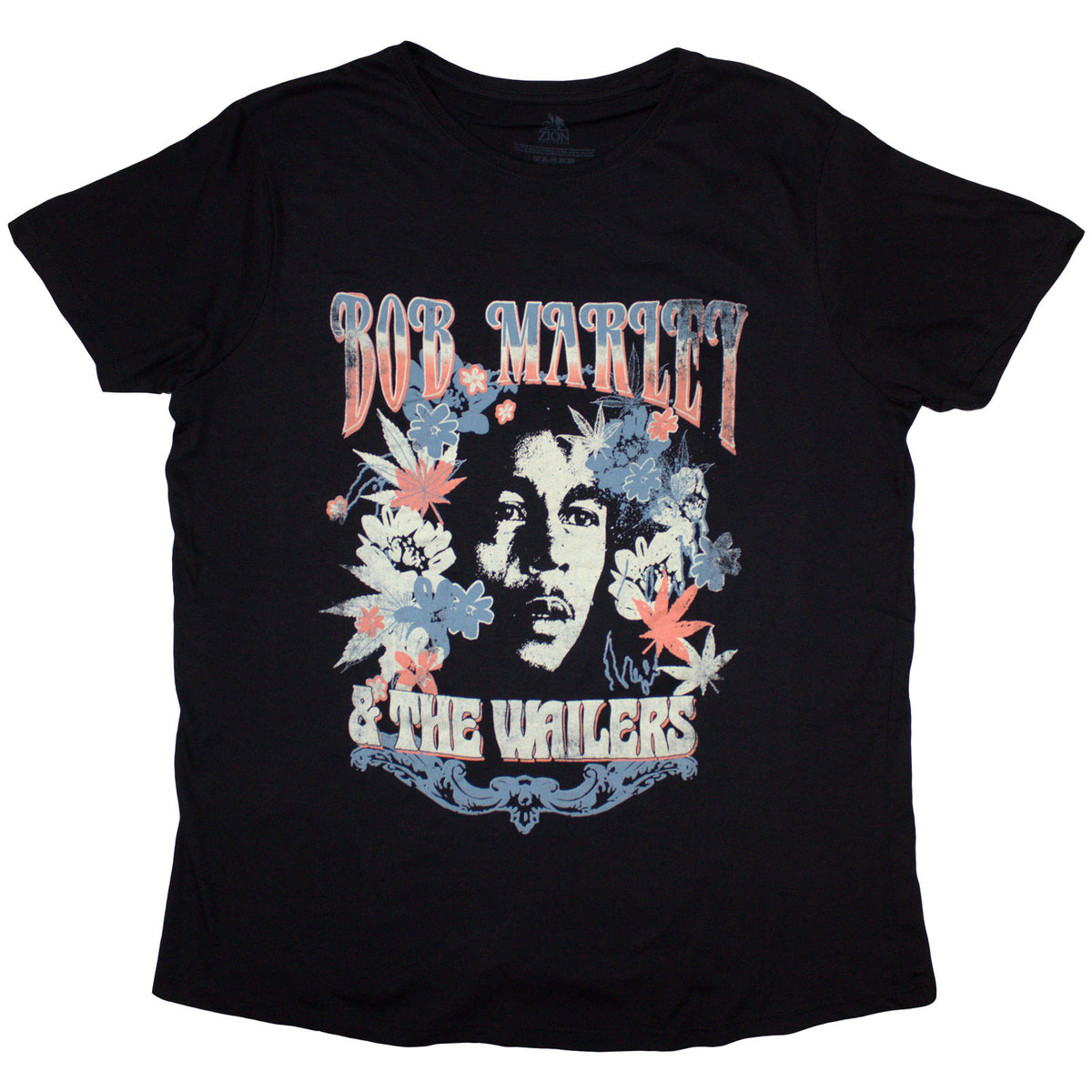 BOB MARLEY - & THE WAILERS - Ladies T-Shirt Black
