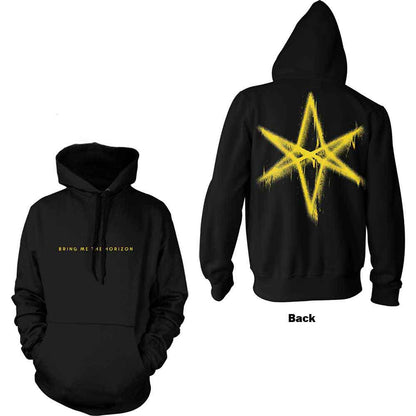 BRING ME THE HORIZON - SPRAY HEX - Pullover Hoodie Black