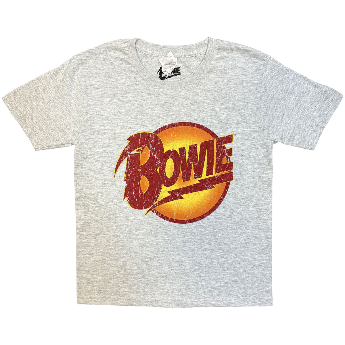 DAVID BOWIE - VINTAGE DIAMOND DOGS LOGO - Kids T-Shirt Grey