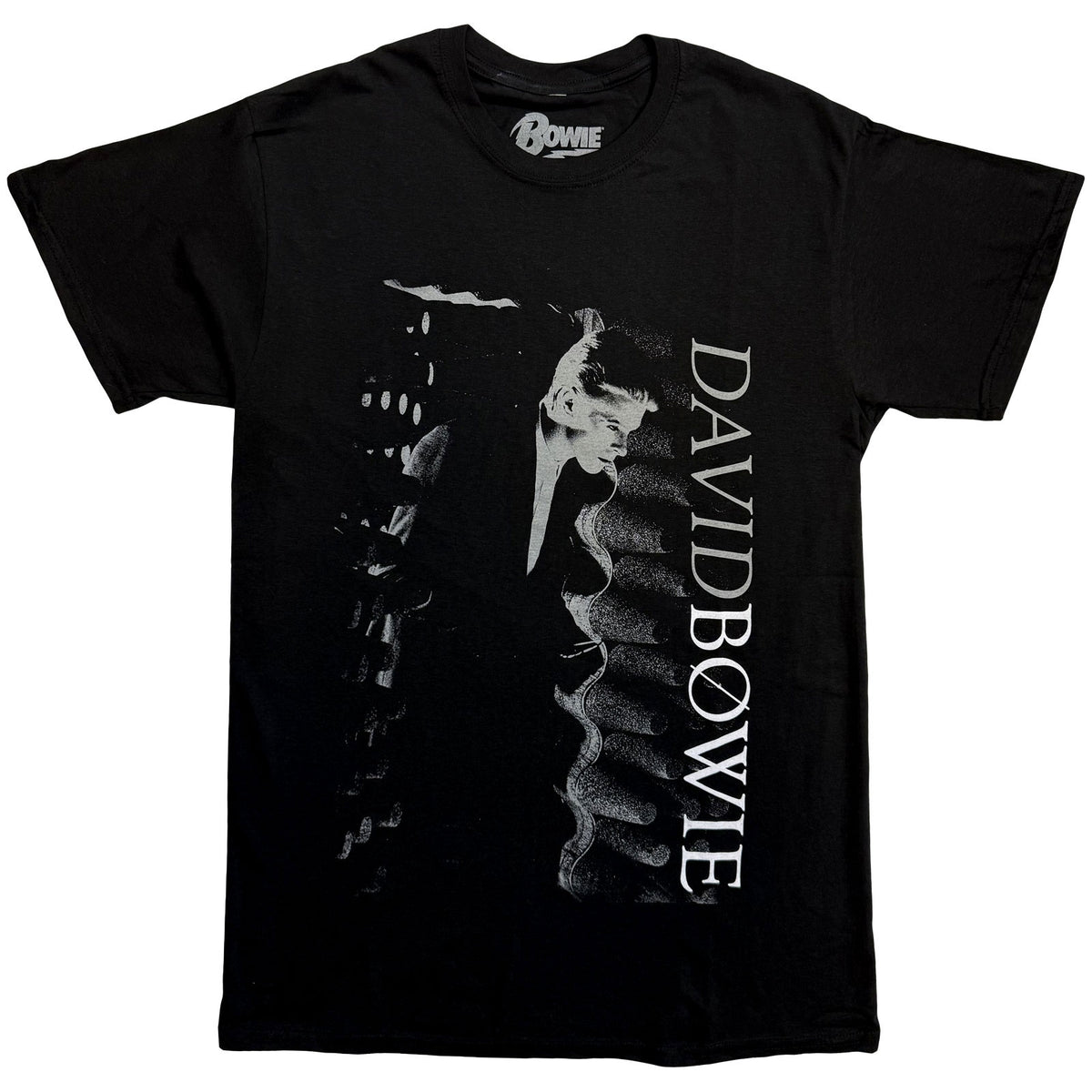 DAVID BOWIE - DISTORTED - T-Shirt Black