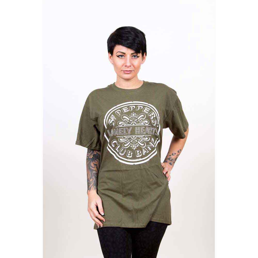 THE BEATLES - LONELY HEARTS - T-Shirt Green