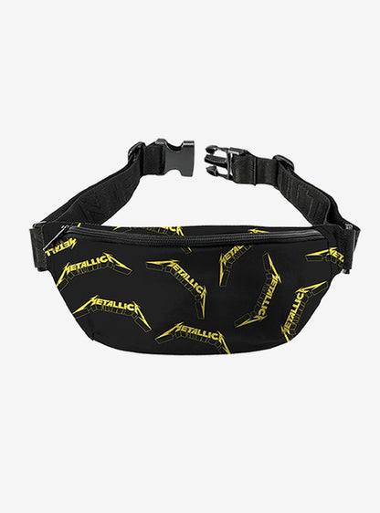 Rocksax Metallica Bum Bag (Fanny Pack)- Logo All Over Print