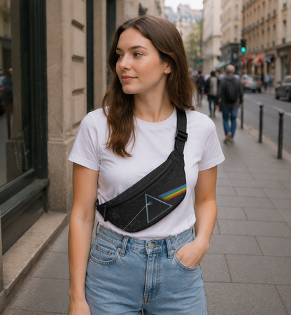 Rocksax Pink Floyd Bum Bag (Fanny Pack)- Dark Side Of The Moon