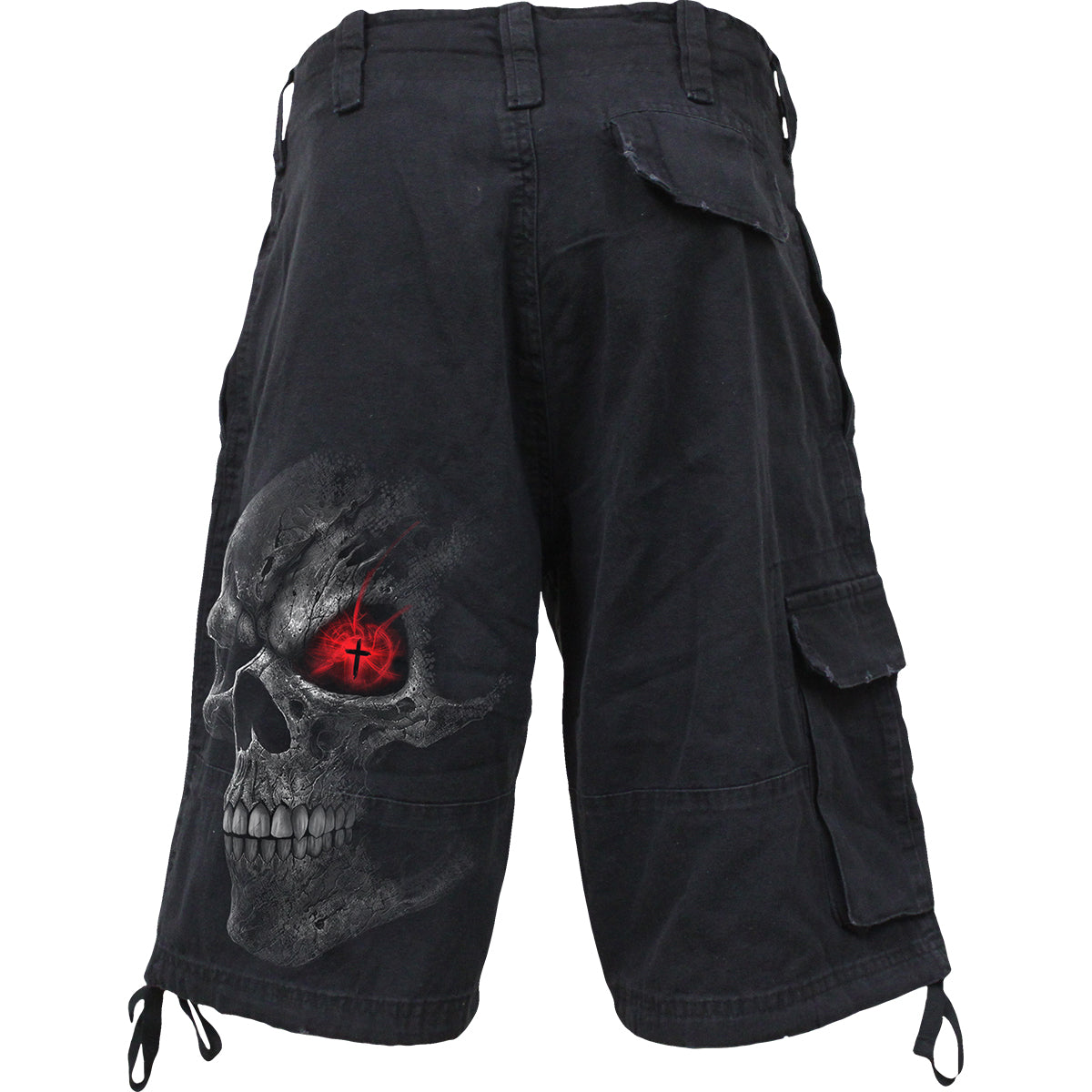 DEATH STARE - Vintage Cargo Shorts Black