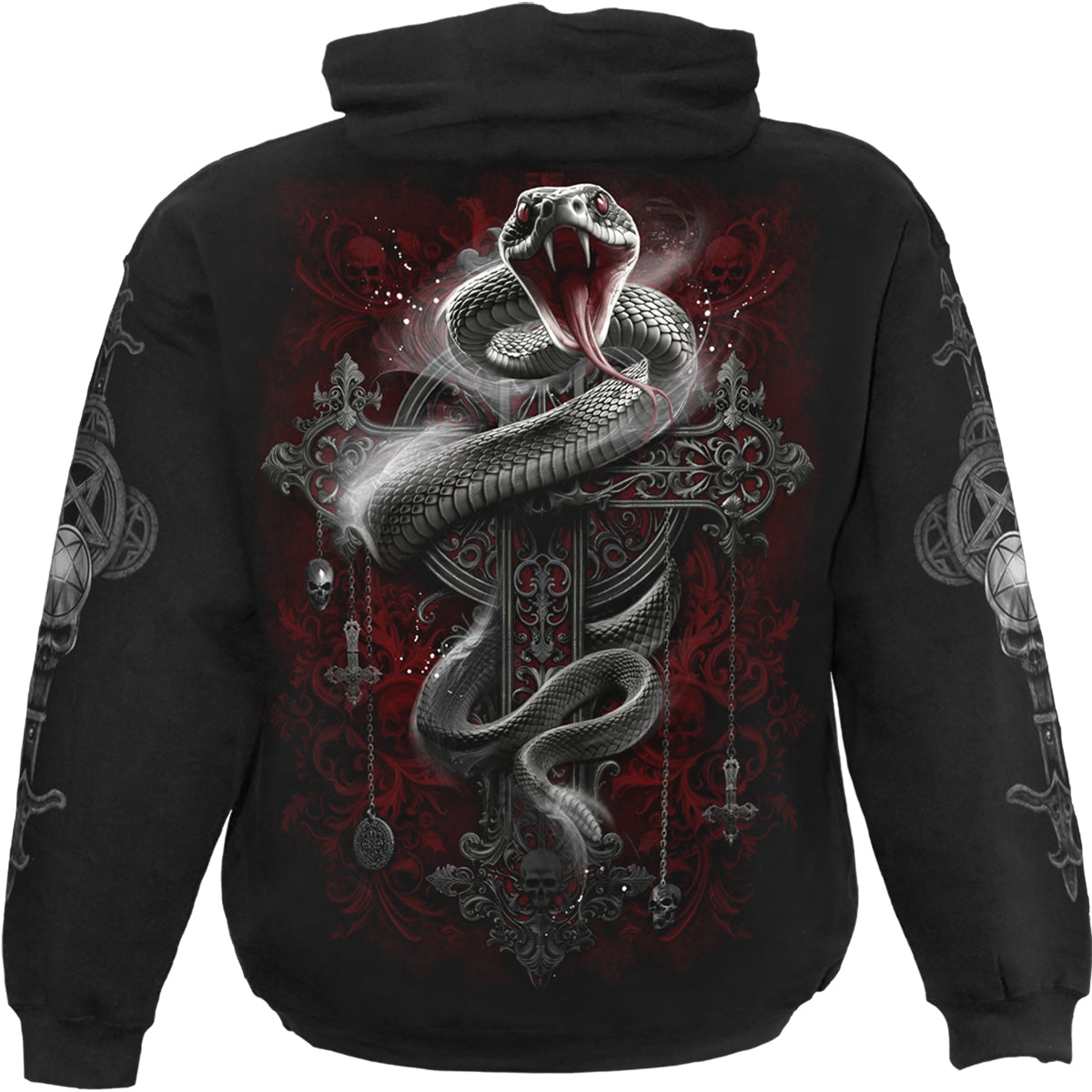 GOTHIC SERPENT - Hoody Black