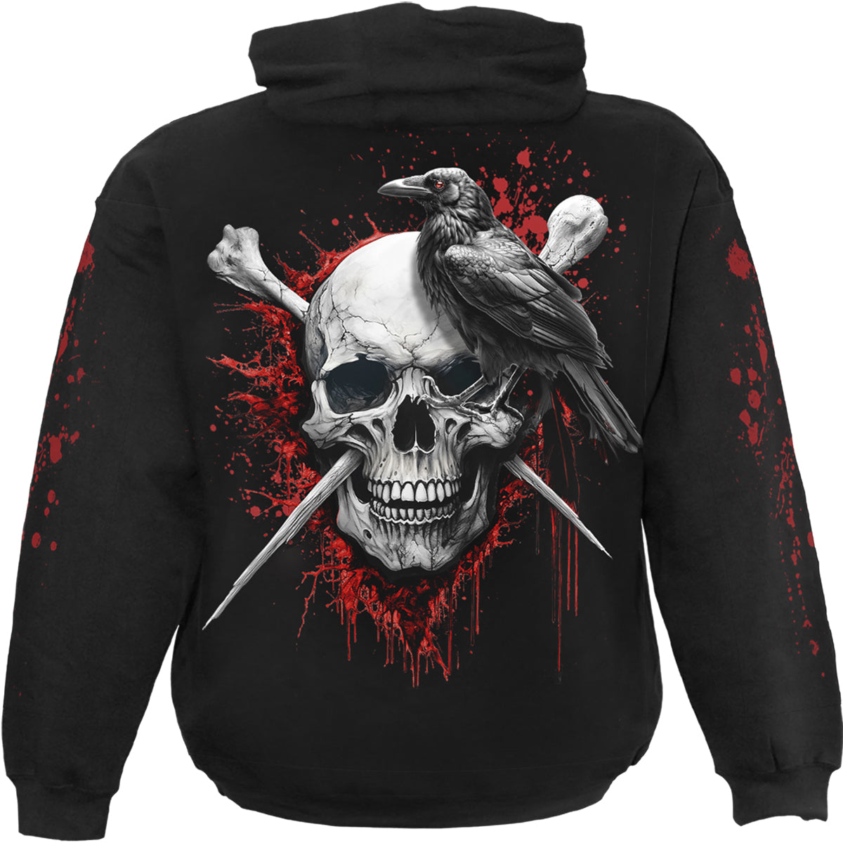DEATH RAVEN - Hoody Black