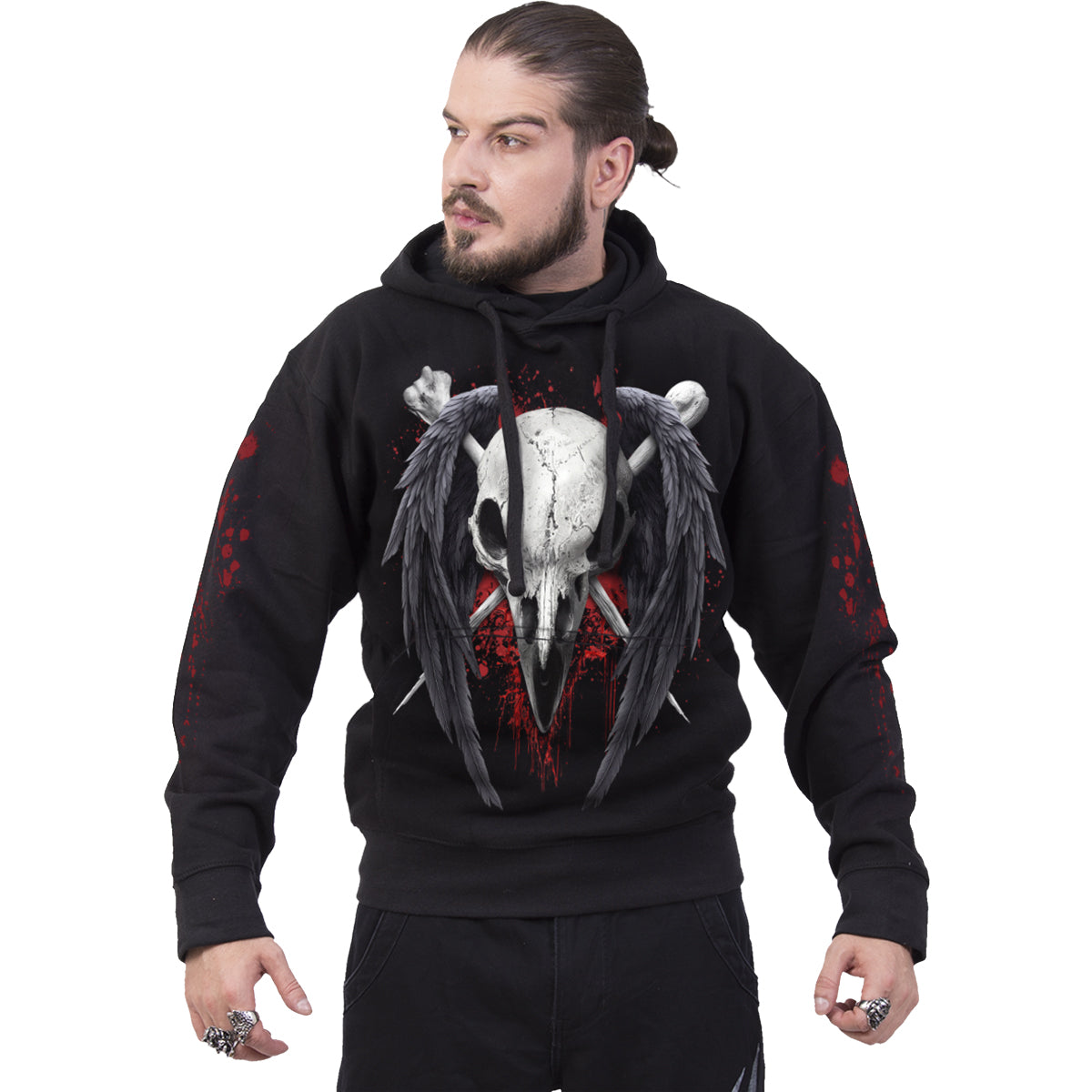 DEATH RAVEN - Hoody Black