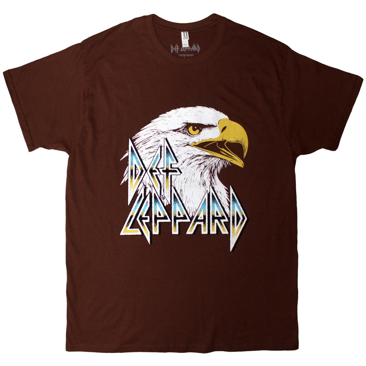 DEF LEPPARD - EAGLE - T-Shirt Brown