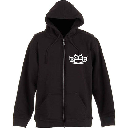 FIVE FINGER DEATH PUNCH - KNUCKLES - Zipped Hoodie Black