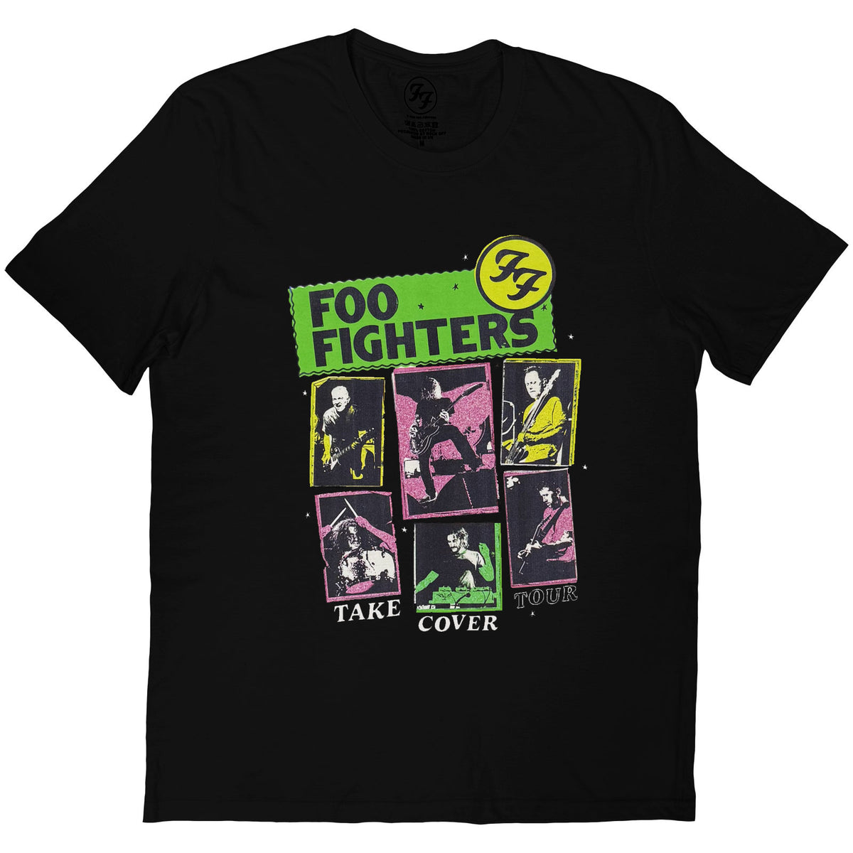 FOO FIGHTERS - TAKE COVER TOUR - T-Shirt Black