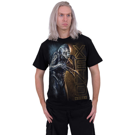 ALIEN - XENO PORTRAIT - Front Print T-Shirt Black