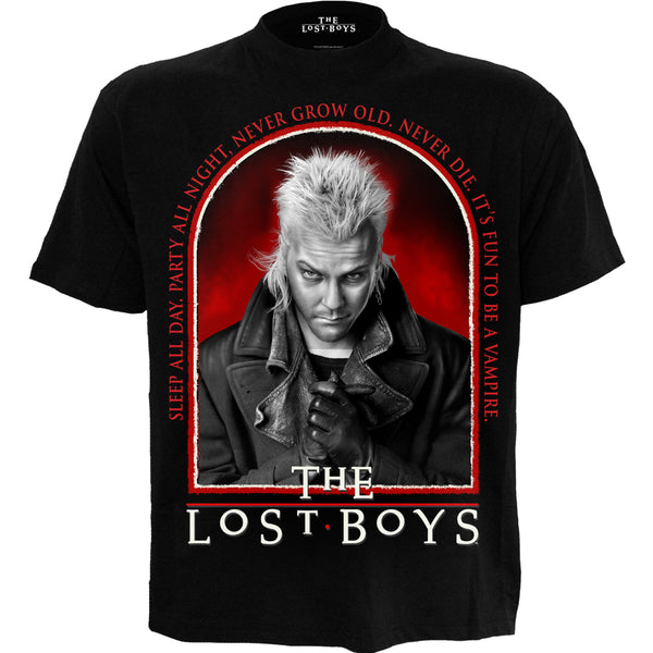 THE LOST BOYS - FUN TO BE A VAMPIRE - Front Print T-Shirt Black