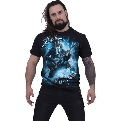 AC/DC - HIGH VOLTAGE - Front Print T-Shirt Black