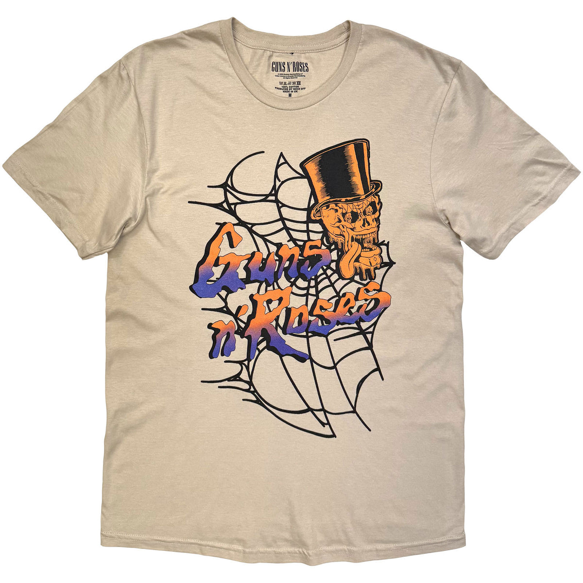 GUNS N' ROSES - WEB - T-Shirt Sand