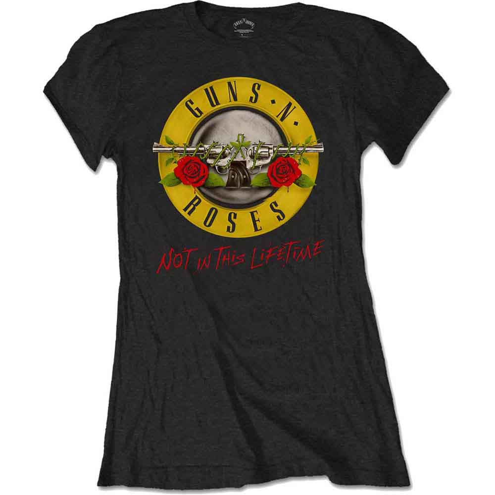 GUNS N' ROSES - NOT IN THIS LIFETIME TOUR - Ladies T-Shirt Black
