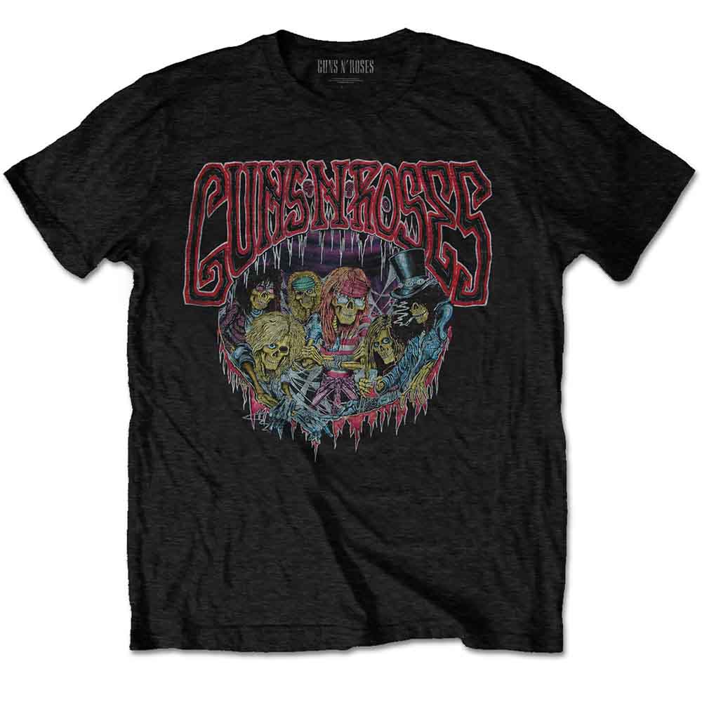 GUNS N' ROSES - ILLUSION TOUR - T-Shirt Black
