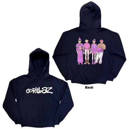 GORILLAZ - CRACKER ISLAND - Pullover Hoodie Blue - 2