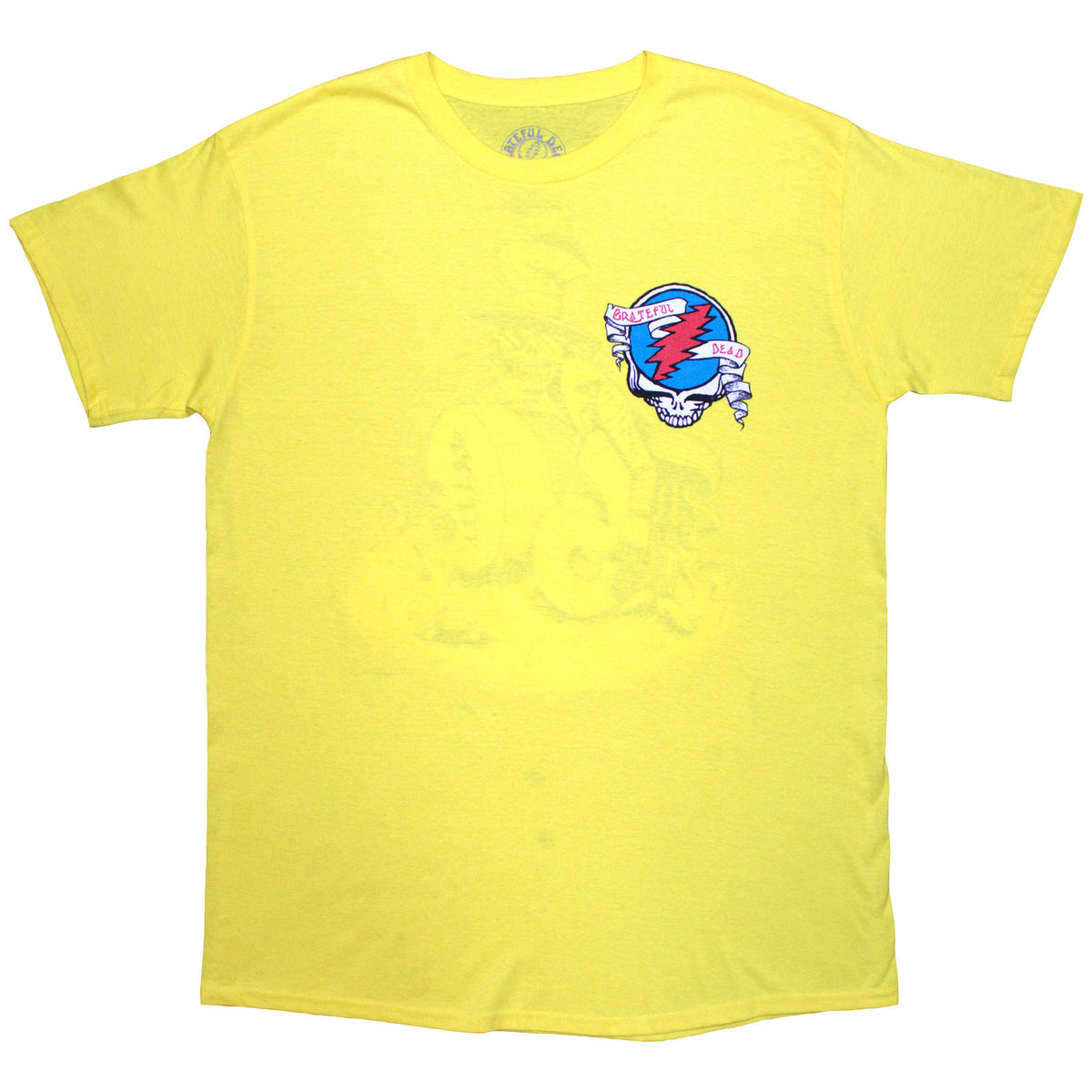 GRATEFUL DEAD - ROSE POSE - T-Shirt Yellow